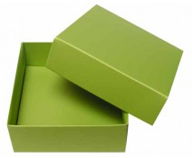 Sleeve-me box without sleeve 93x93x30mm interior kiwi green 